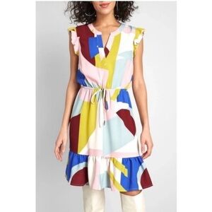 ModCloth geo print dress